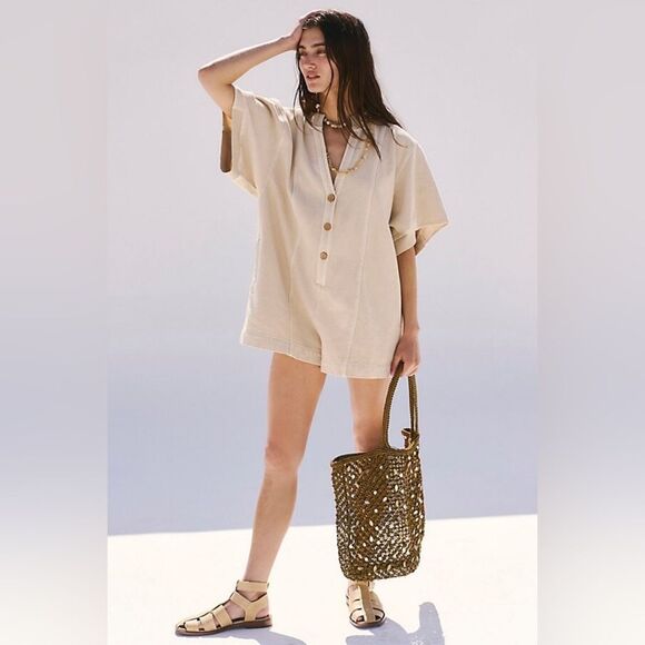 Free People Easton Romper - Picture 1 of 11
